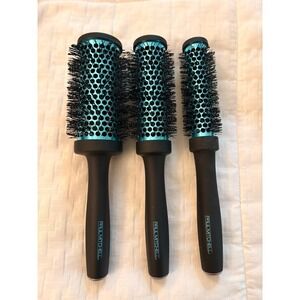 Paul Mitchell Neuro Round Thermal Hair Brush Set 3 Sizes Teal Titanium Vented
